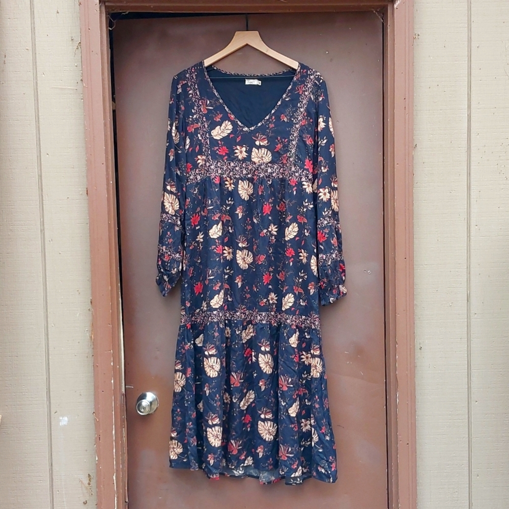 Faherty Boho Floral Dress